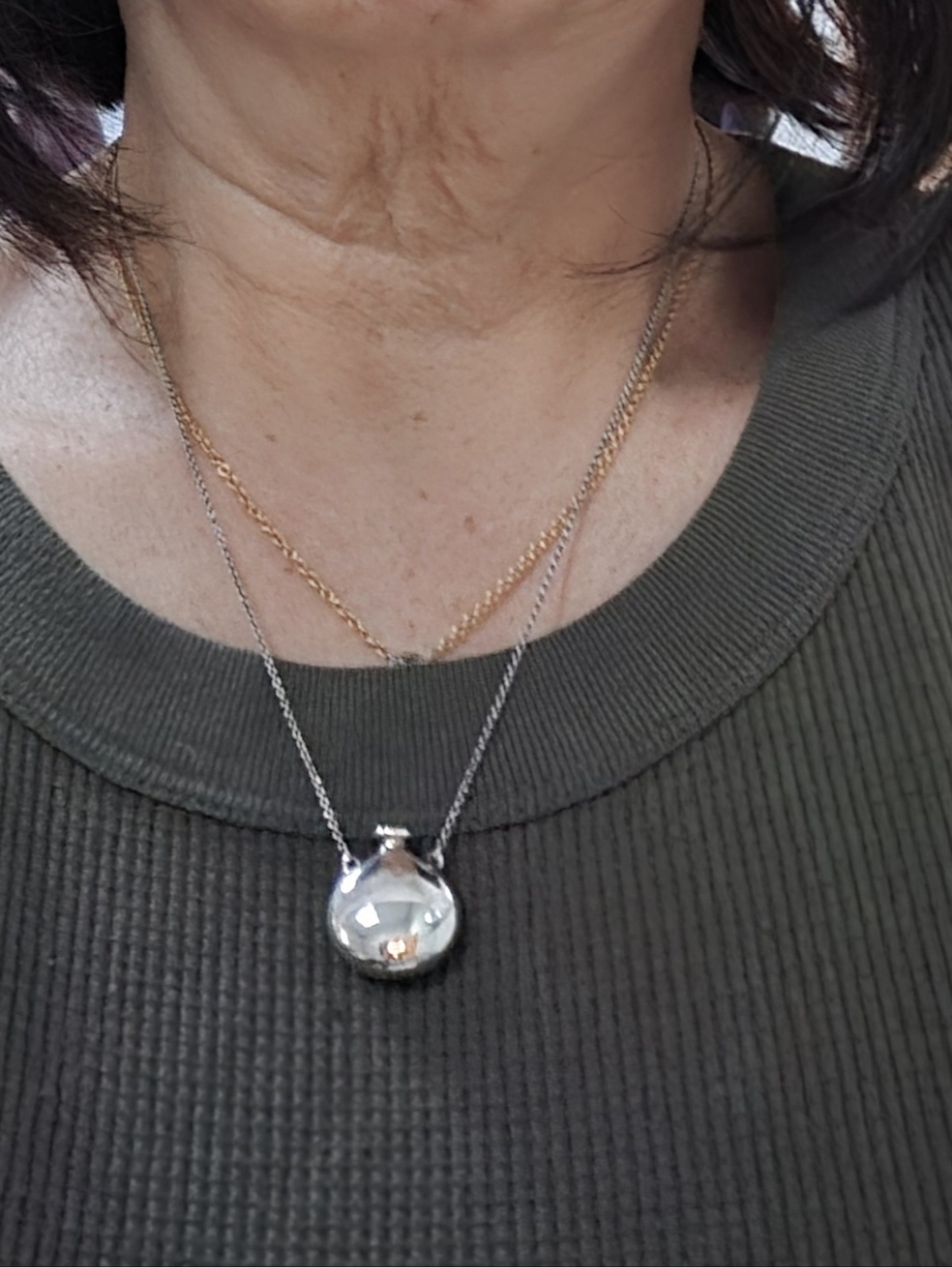 Tiffany & Co. ELSA PERETTI Sterling Silver Bottle Pendant Necklace - Picture 13 of 13